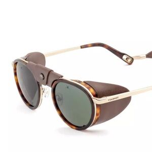 Vuarnet Sunglasses Titanium Glacier Tortoise VL2110 0004 Gray Bond 007 Polarized